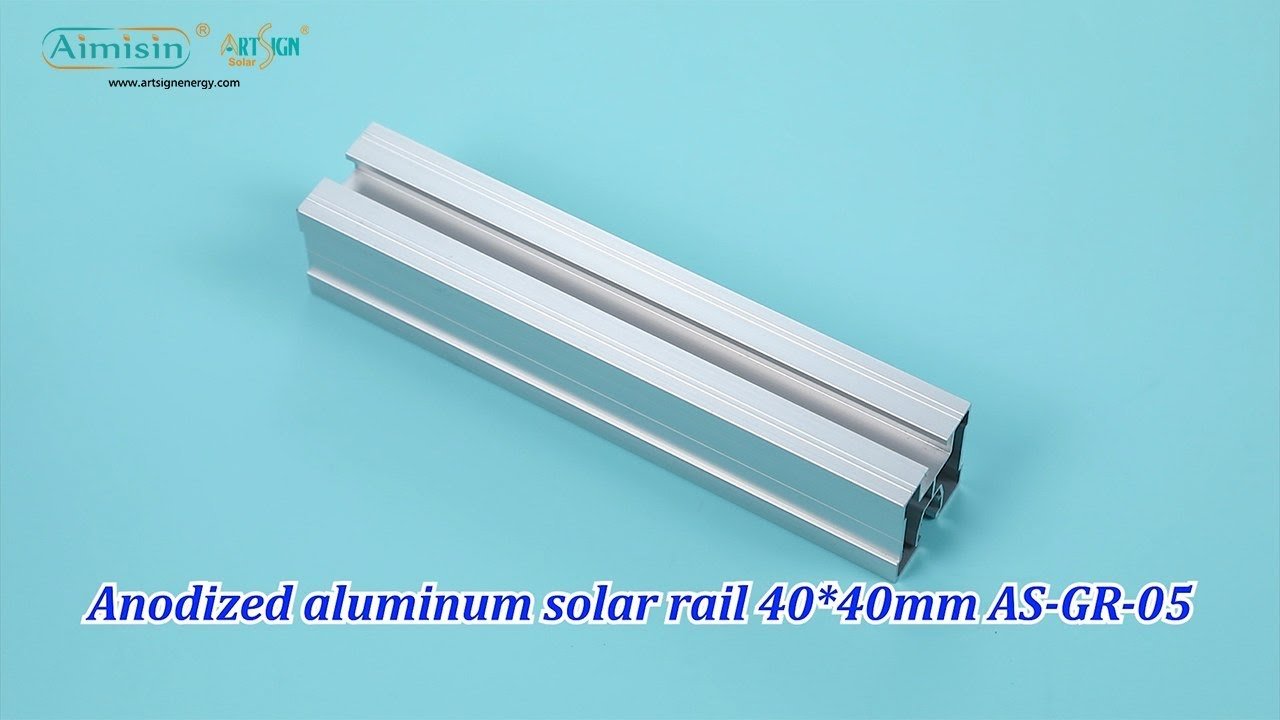 aluminum solar rail profile