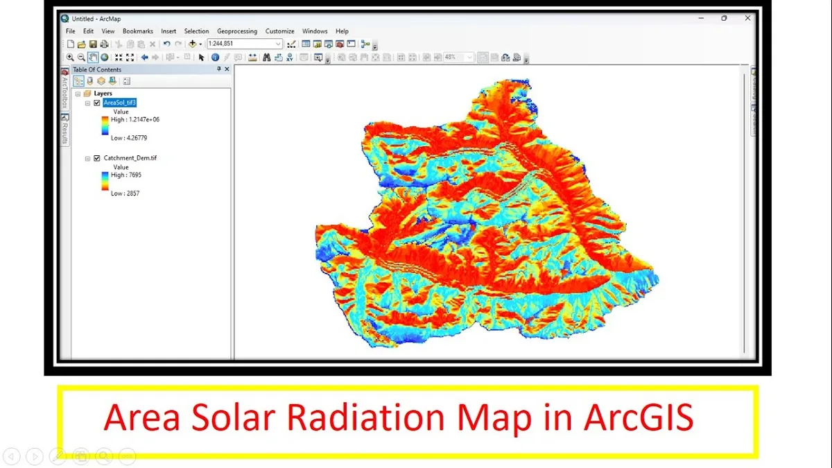 Arkansas solar insolation