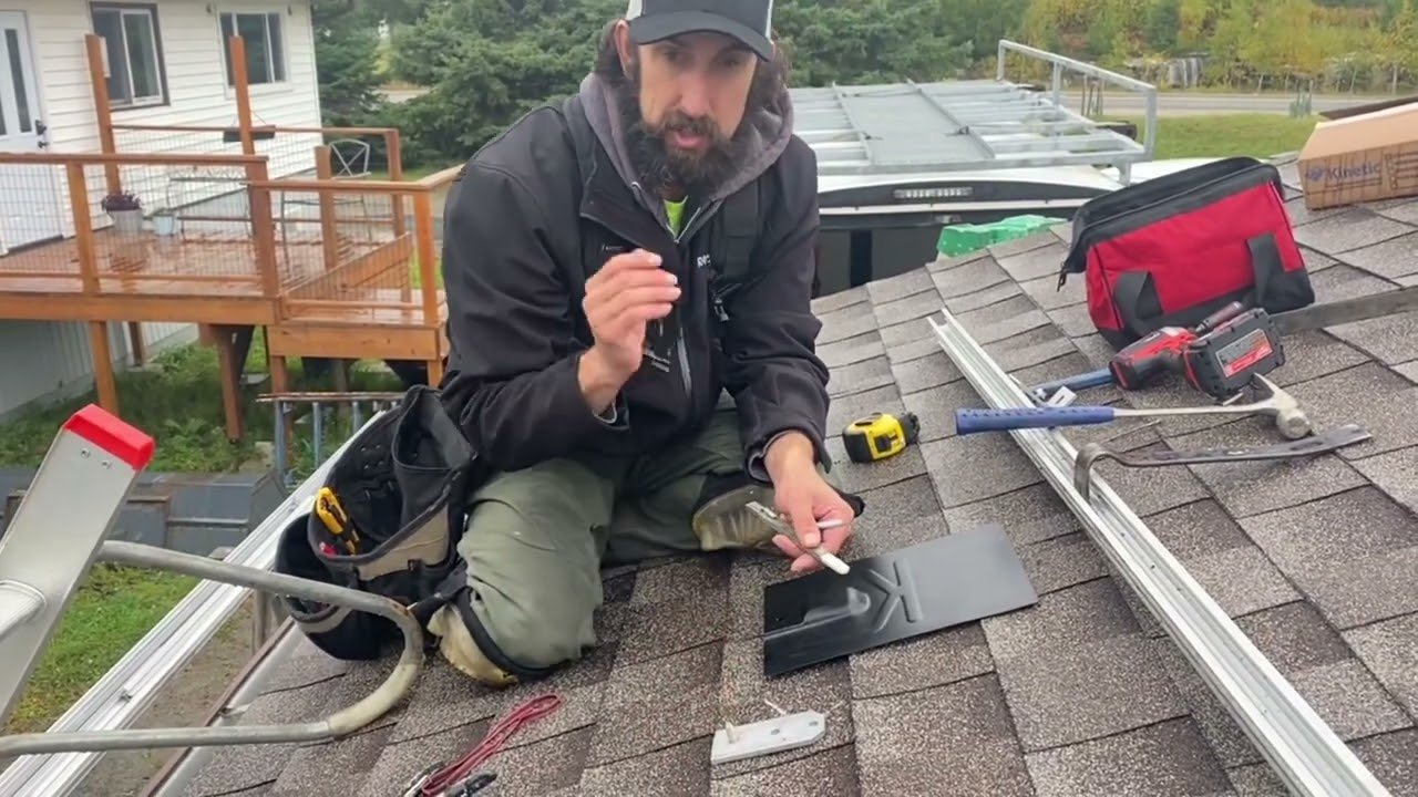 asphalt shingle roof damage from solar install