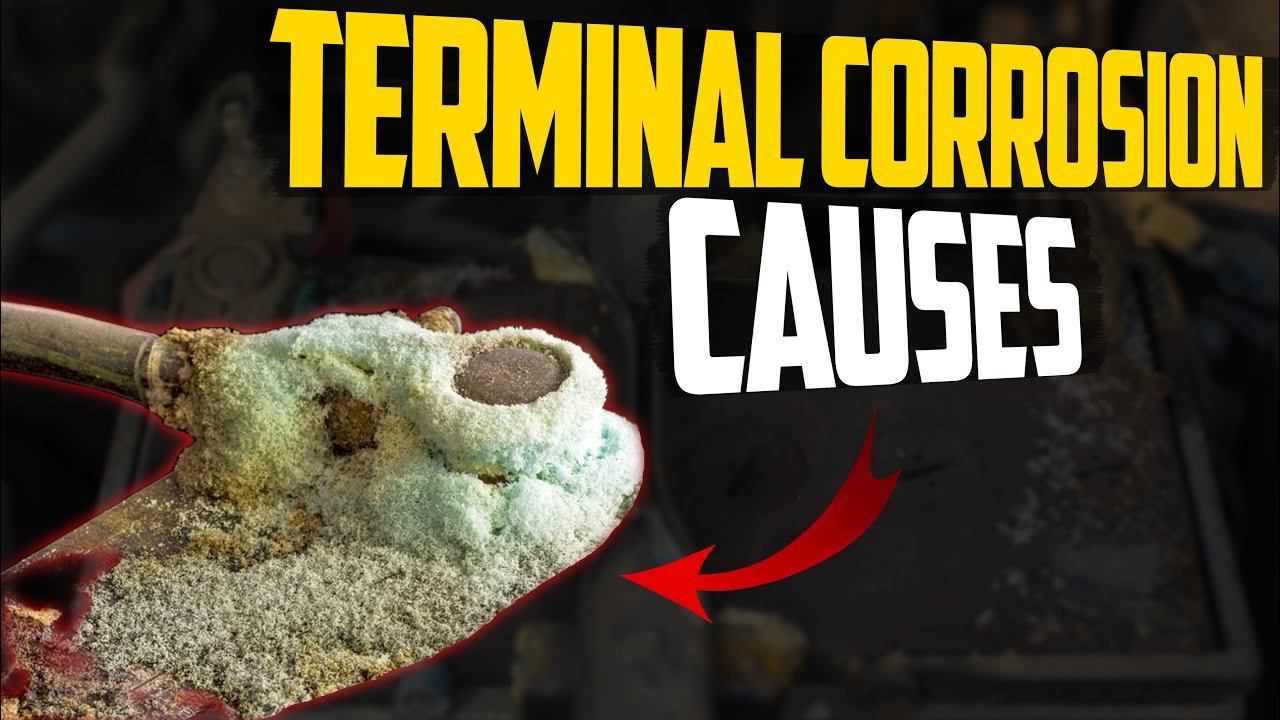 battery terminal corrosion inspection