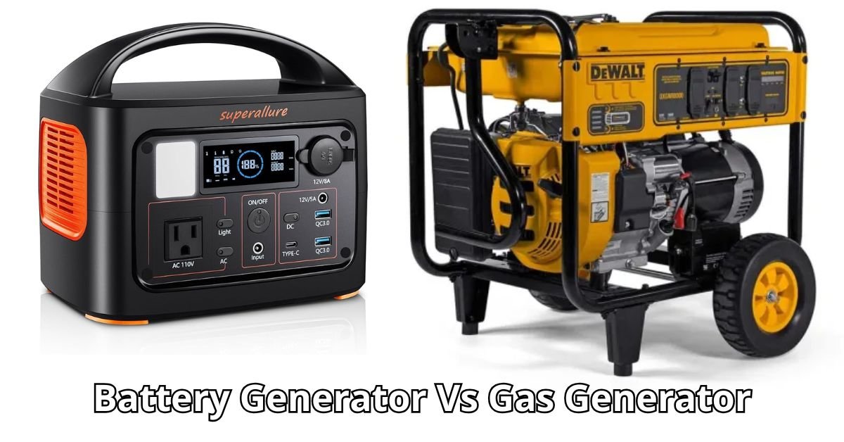 battery vs generator comparison