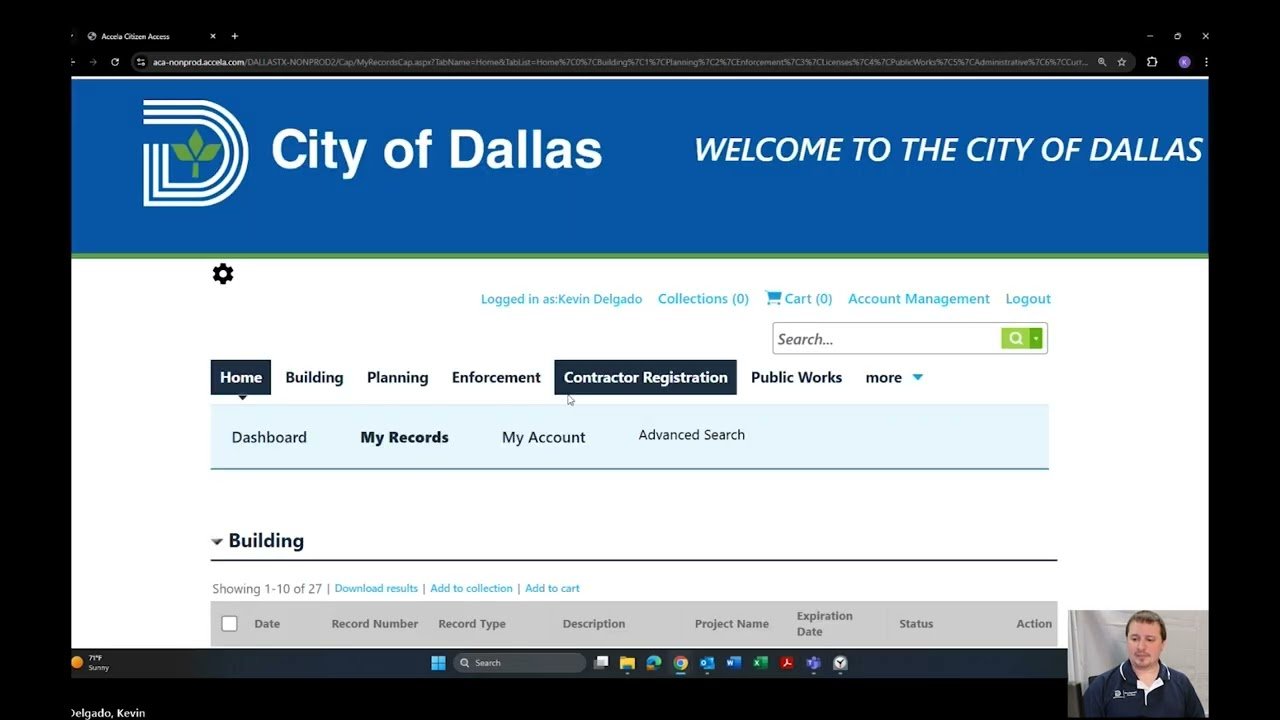 building permit fee document