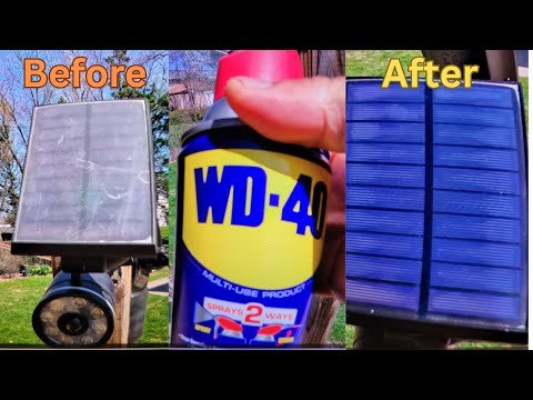 cleaning solar panel with cloth