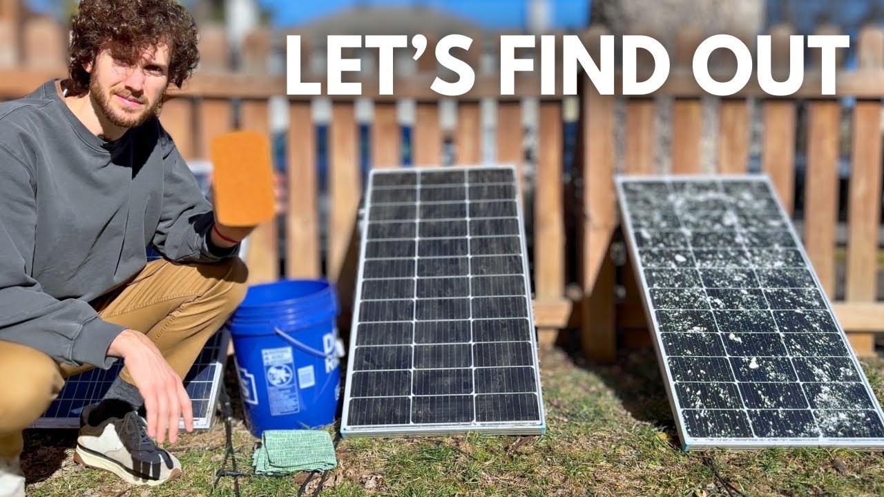 cleaning solar panel with microfiber cloth
