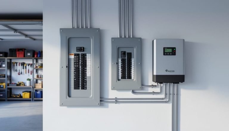 critical loads panel solar battery