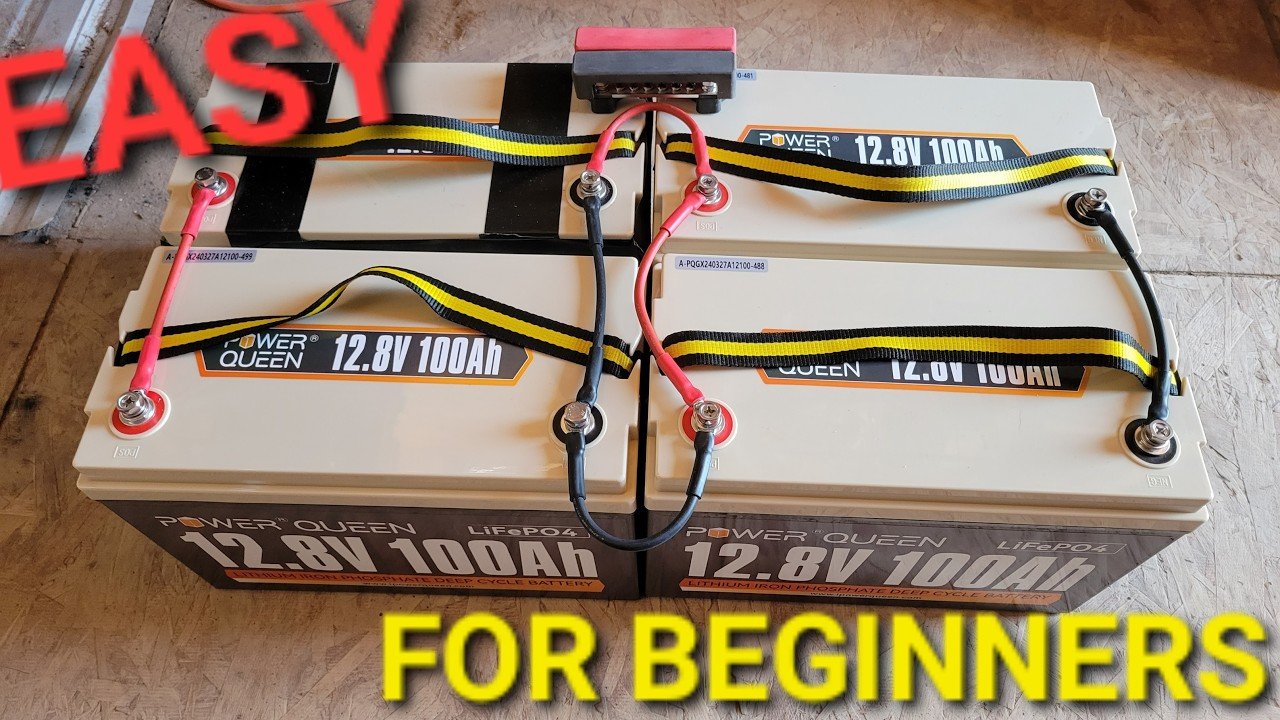 Deep cycle battery bank sizing diagram