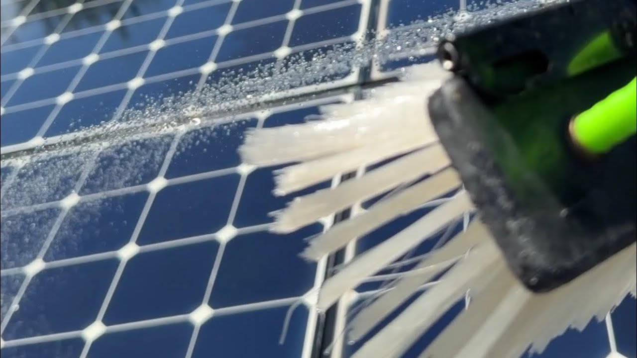 dirty solar panel vs clean