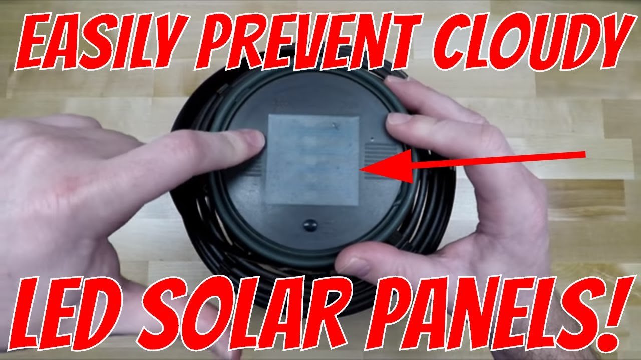 does led light charge solar panels