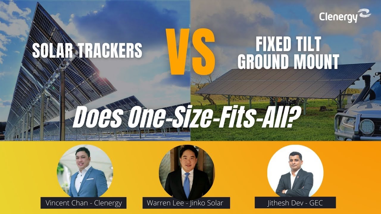 fixed tilt vs tracking solar array comparison