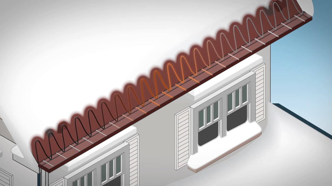 heated cable snow melt system
