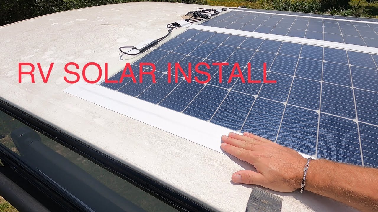 how to install solar panel on rv