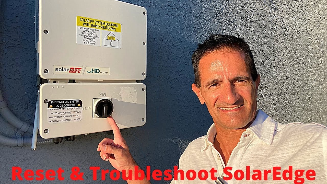 how to reset solar panels