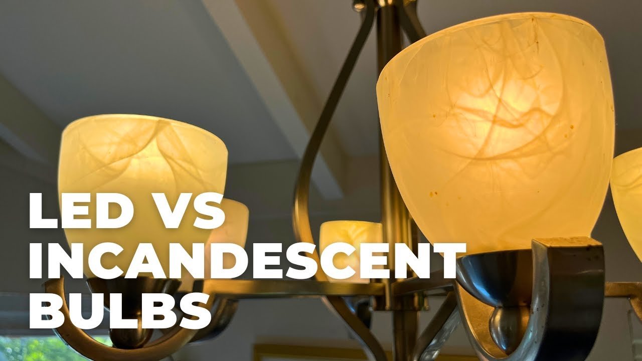 incandescent CFL LED bulb comparison