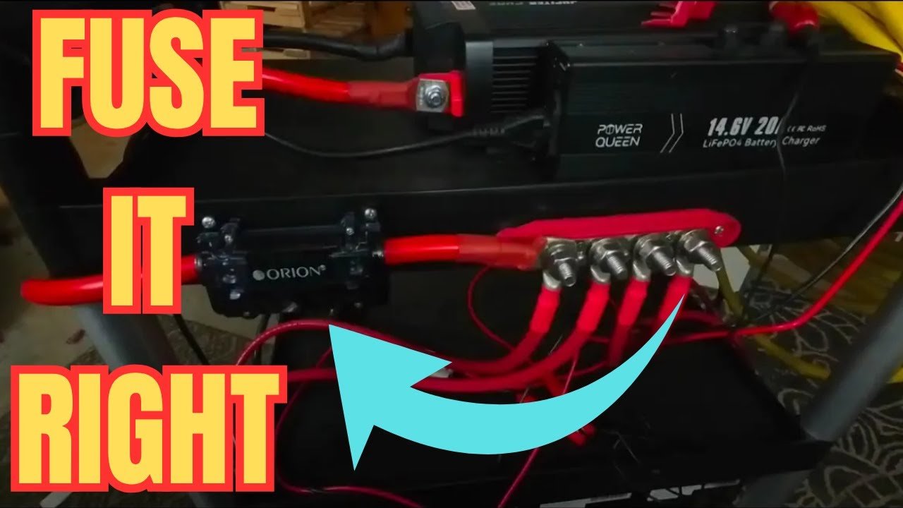 inline fuse holder with ANL fuse