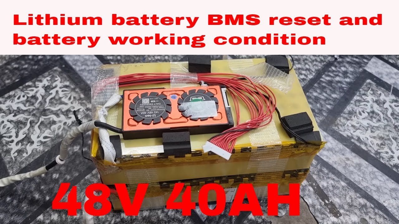 lithium battery BMS reset