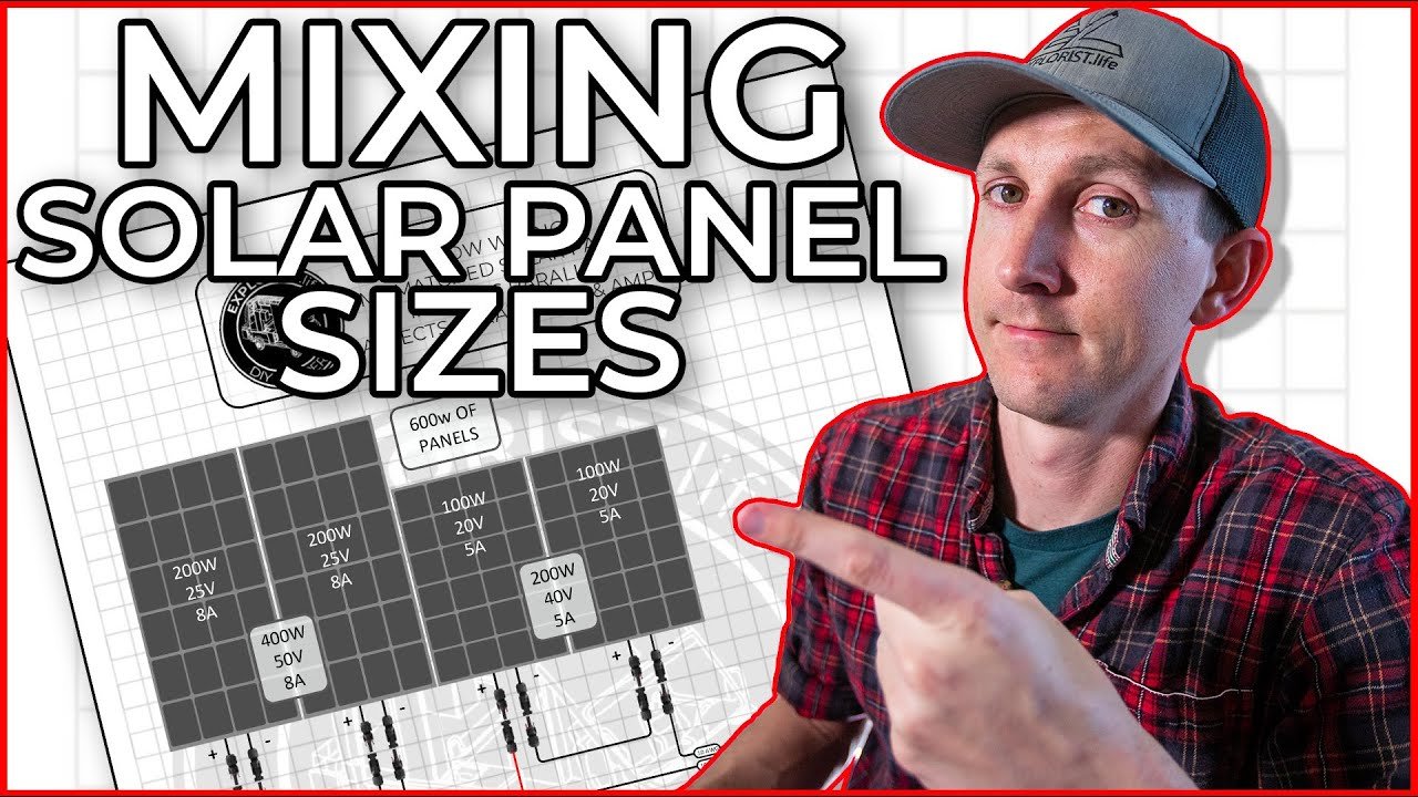 mixing different wattage solar panels