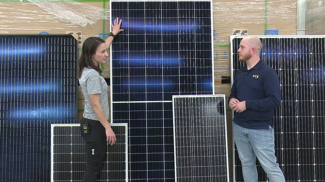 mixing solar panel sizes