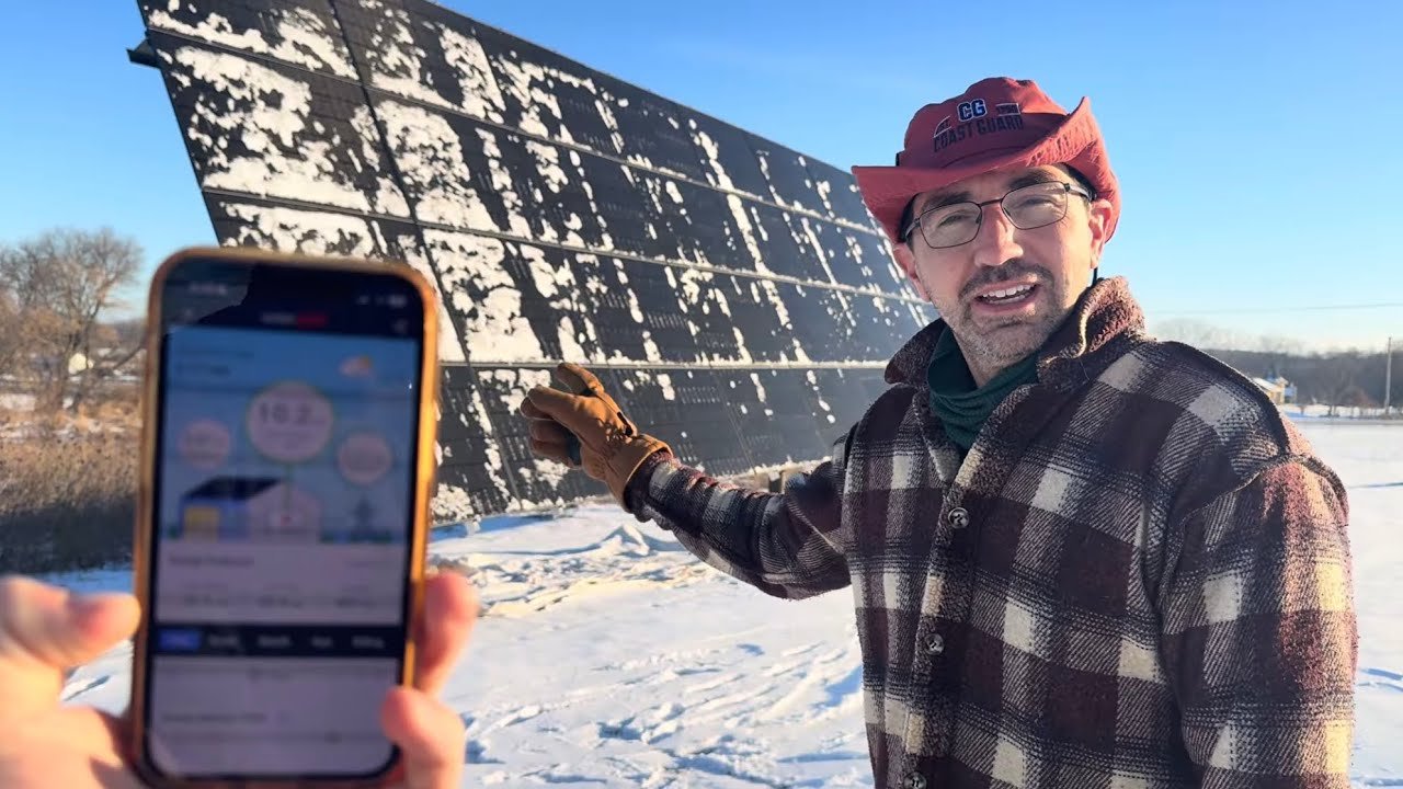 professional solar panel snow removal service