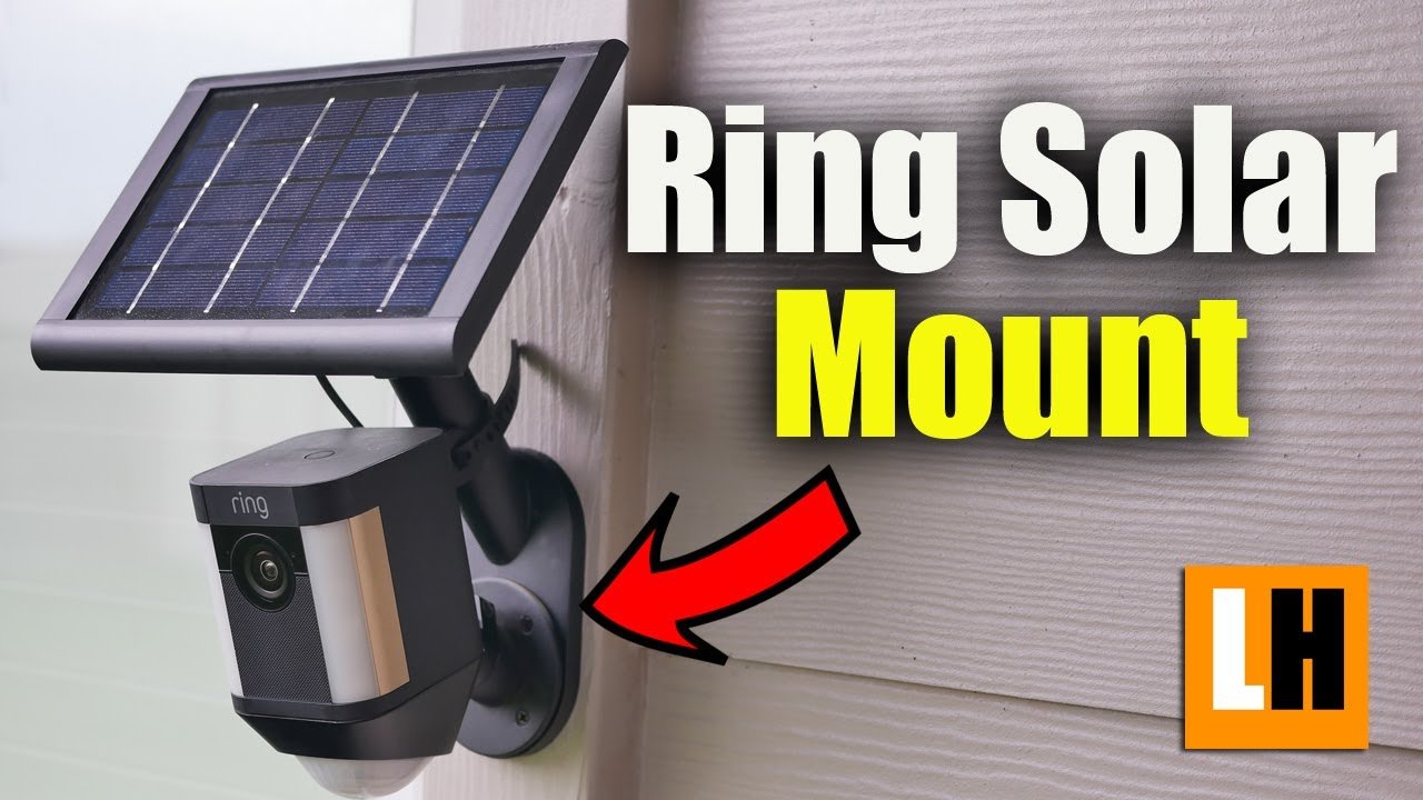 Ring Stick Up Cam Solar black
