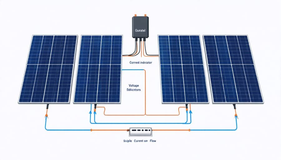 series parallel solar panel wiring diagram