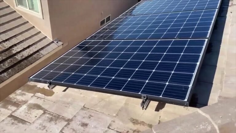 soiling on solar panels