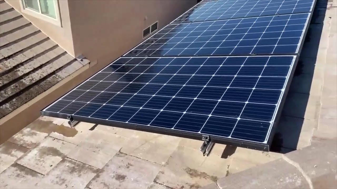 soiling on solar panels