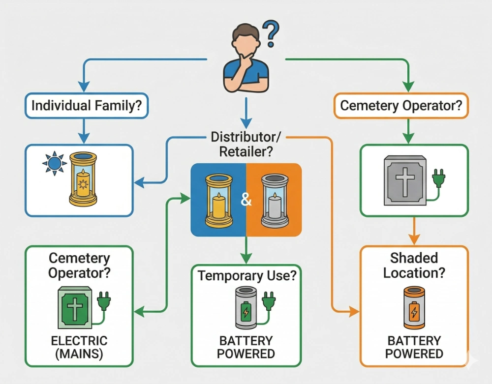 solar battery decision flowchart