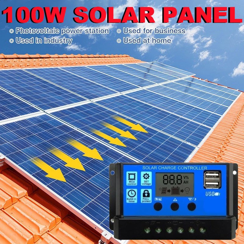 solar charge controller display