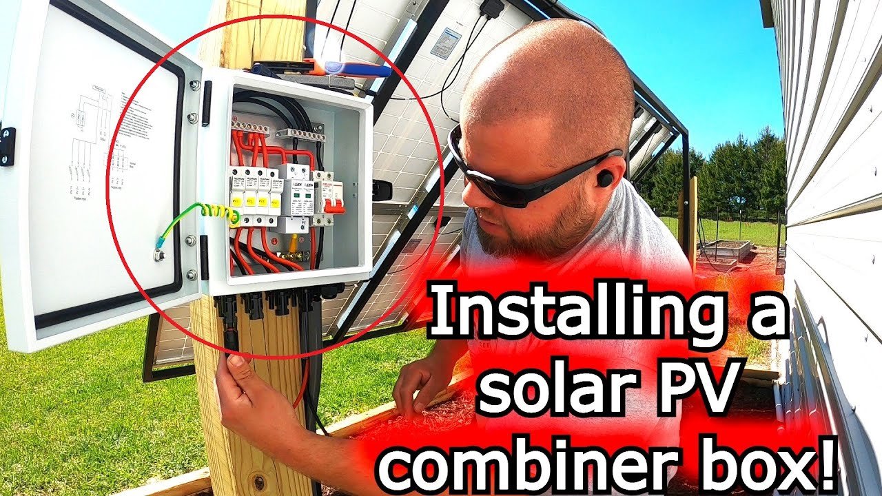 solar combiner box with fuses