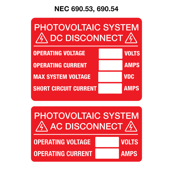 solar DC disconnect fuse electrical code
