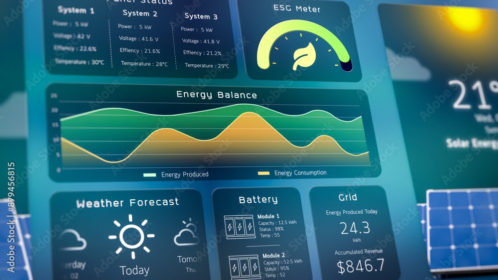 solar monitoring dashboard