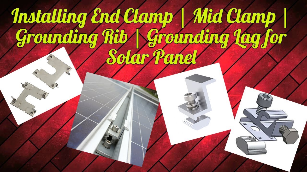 solar panel clamp installation