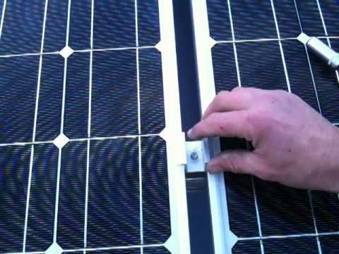 solar panel clamp installation