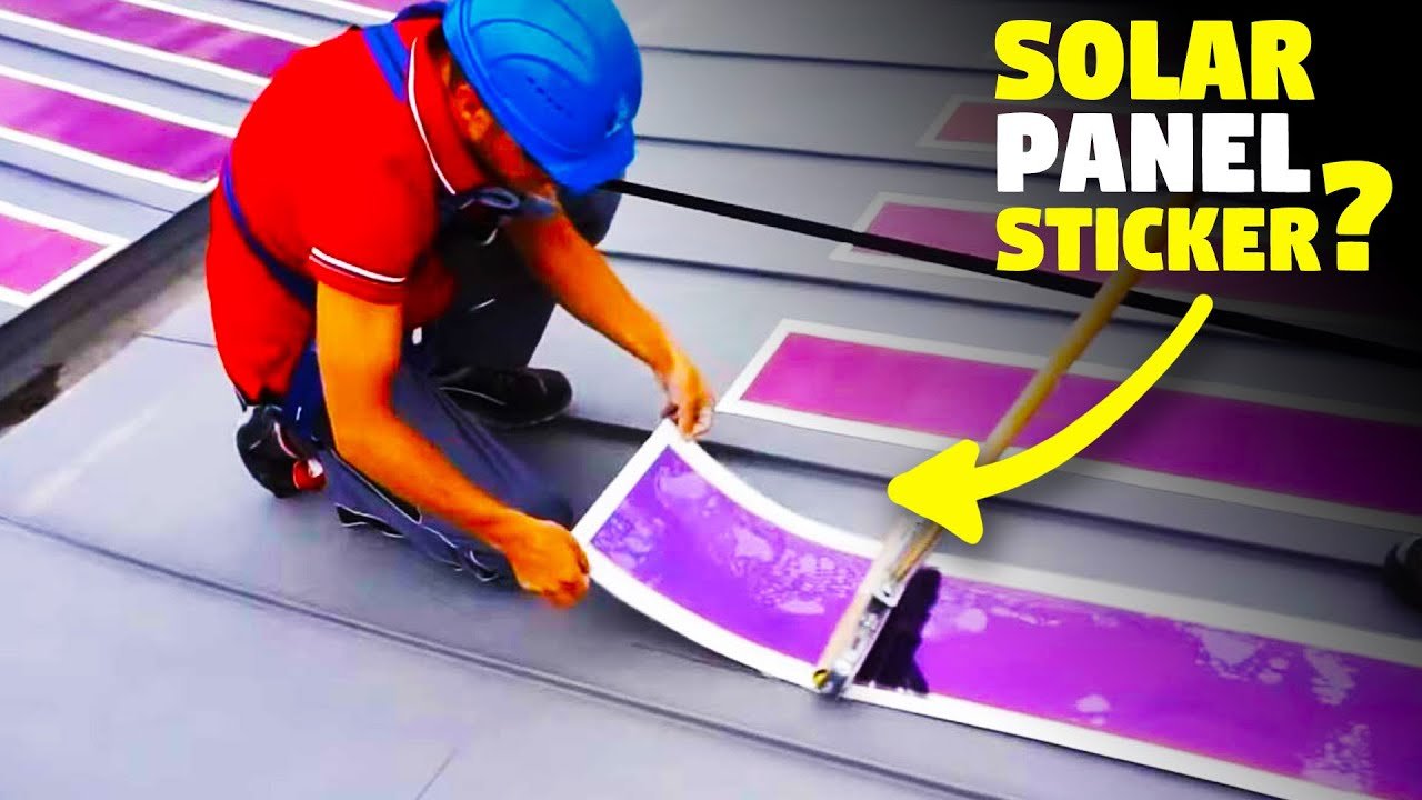 solar panel label with Voc and Isc specs