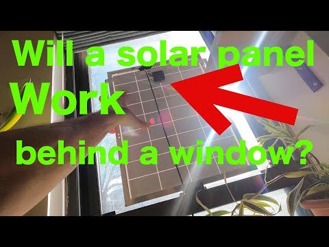 solar panel partial shade from window frame