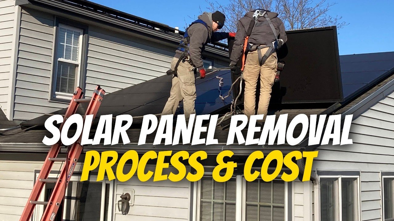 solar panel removal cost