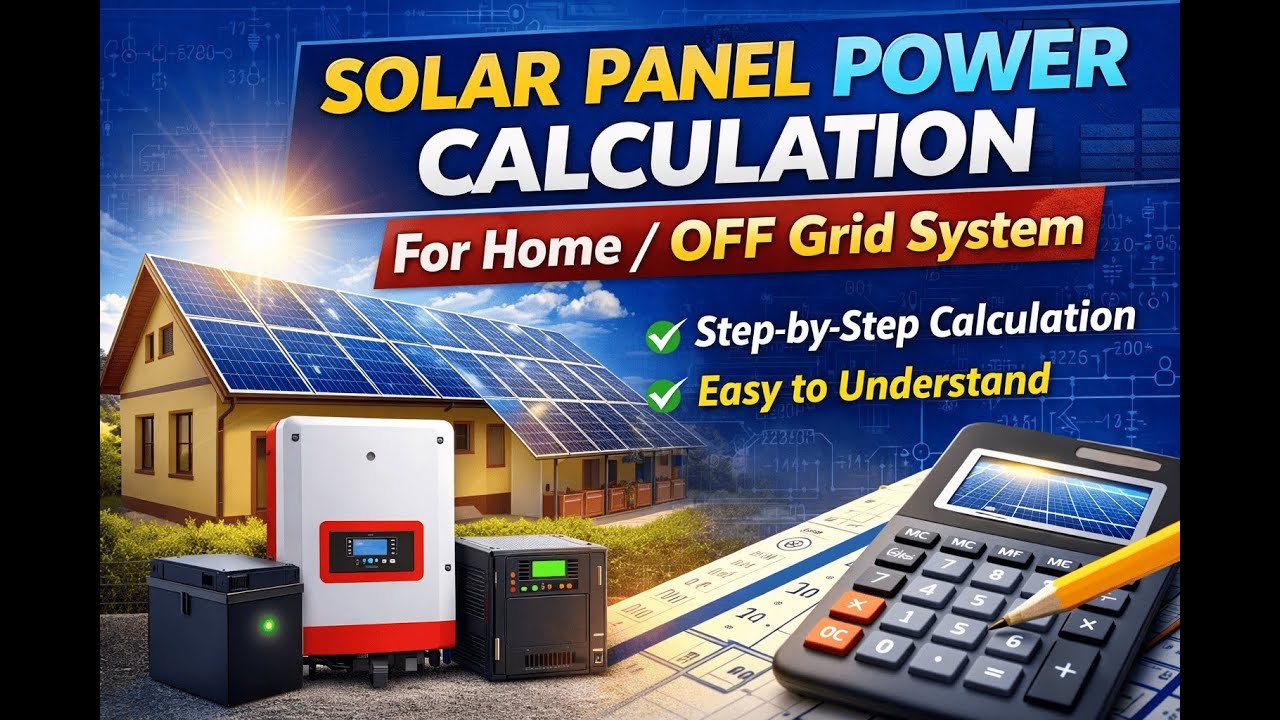 solar panel sizing calculation