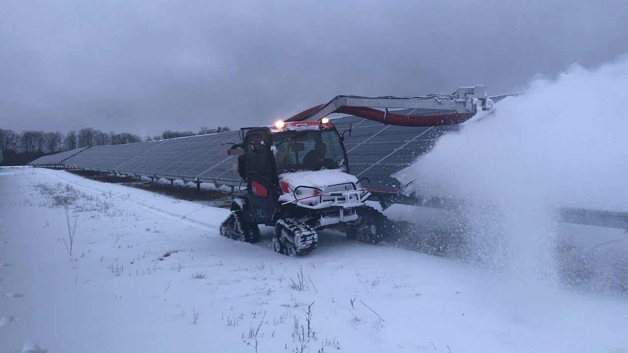 solar panel snow coverage