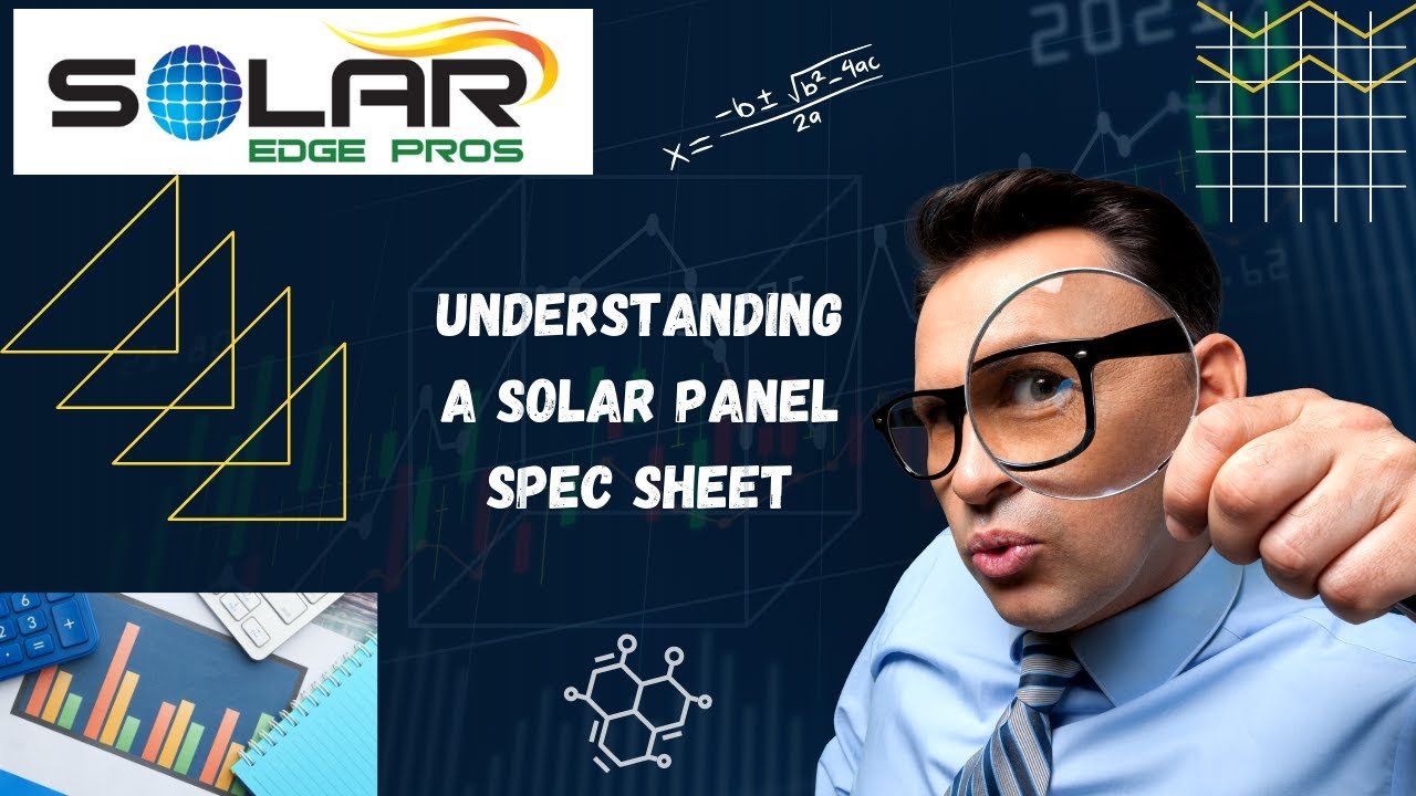 solar panel specification label