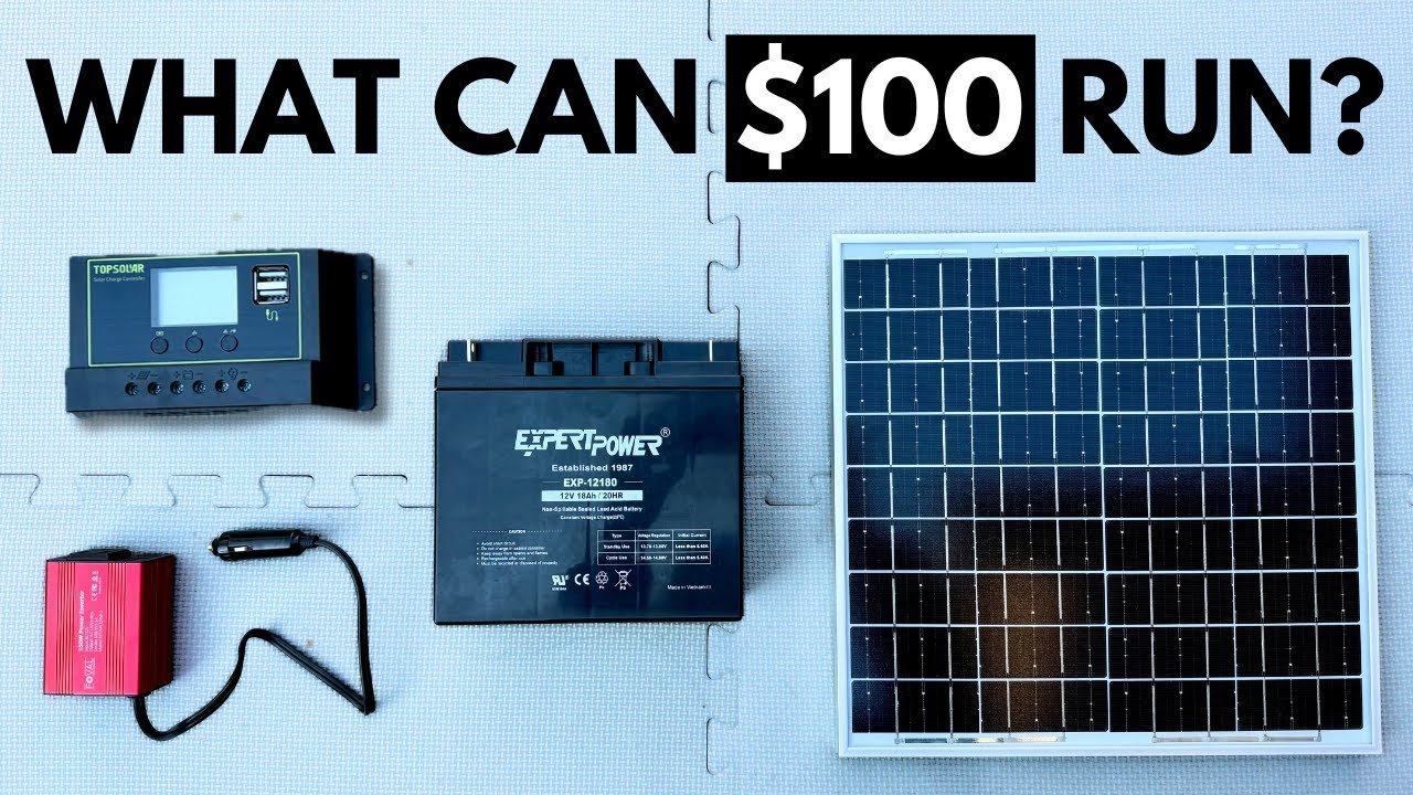 solar panel test setup indoor