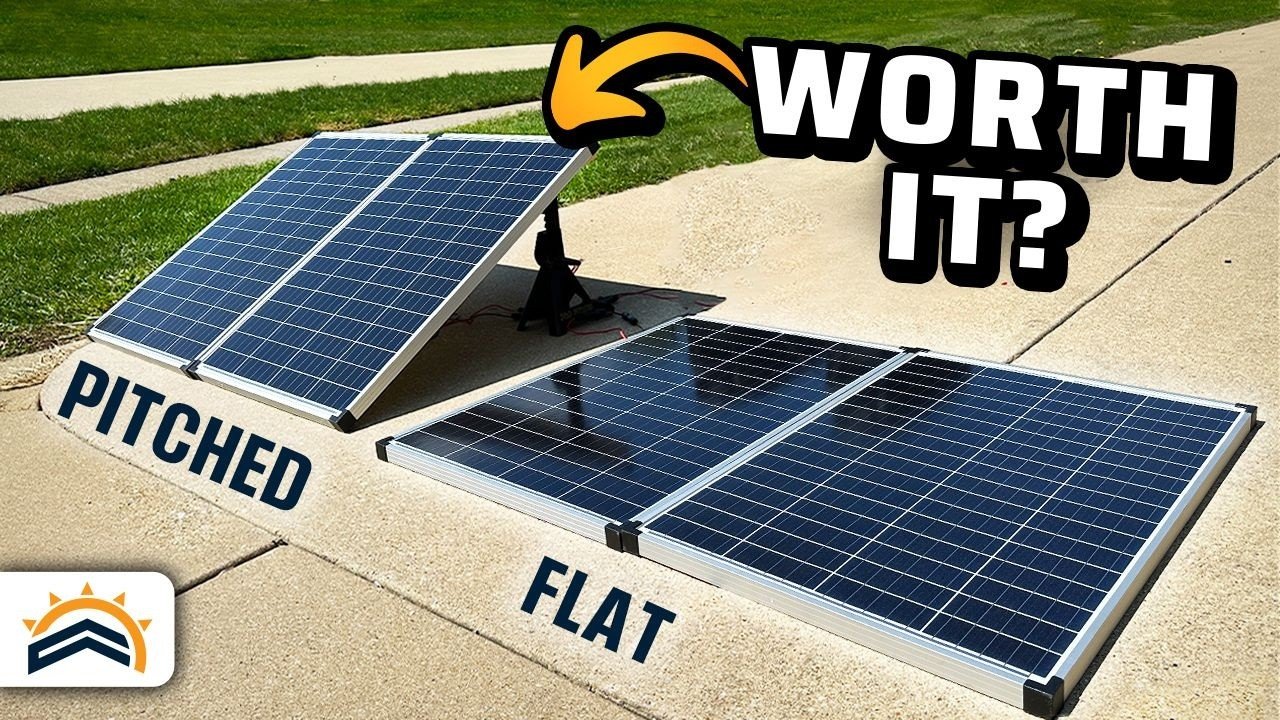 solar panel tilt angle diagram