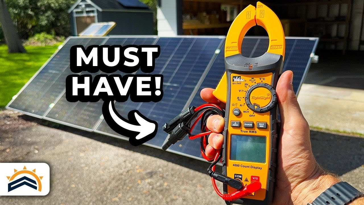 solar panel wattage label close up