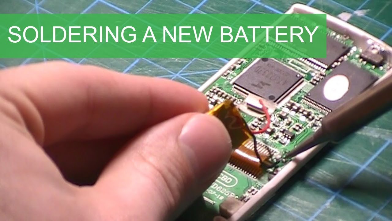 soldered battery replacement