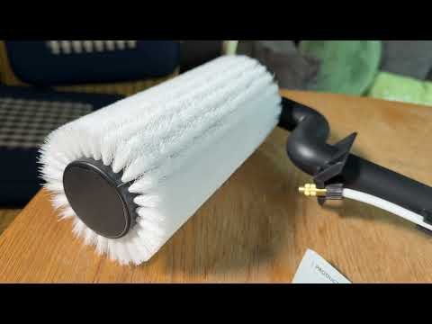 telescoping brush and pole solar cleaning kit