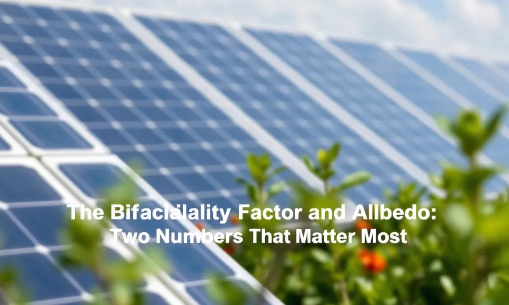 The Bifaciality Factor and Albedo: The Two Numbers That Matter Most