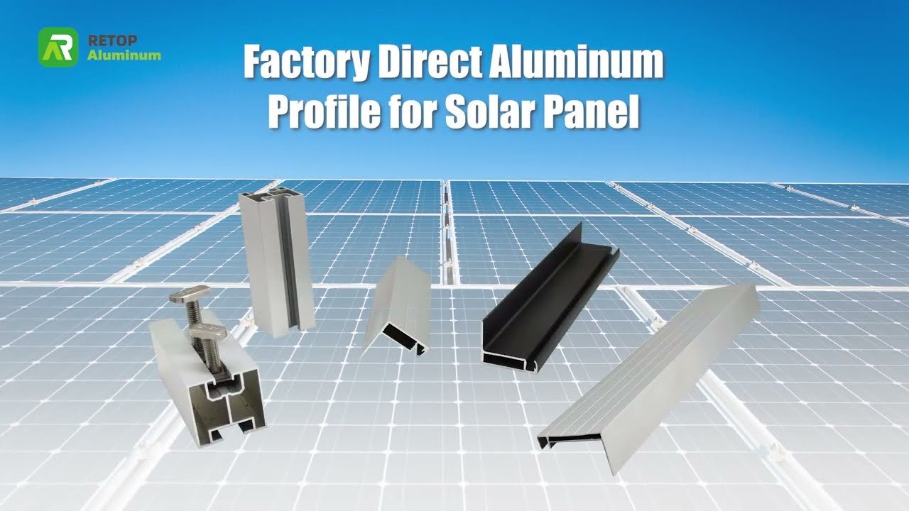 what are solar panel frames made of