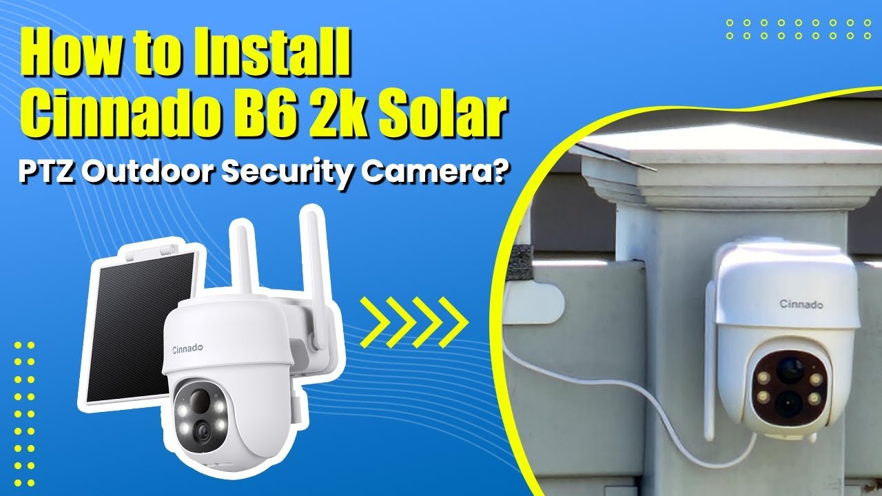 what are the black cameras with solar panels