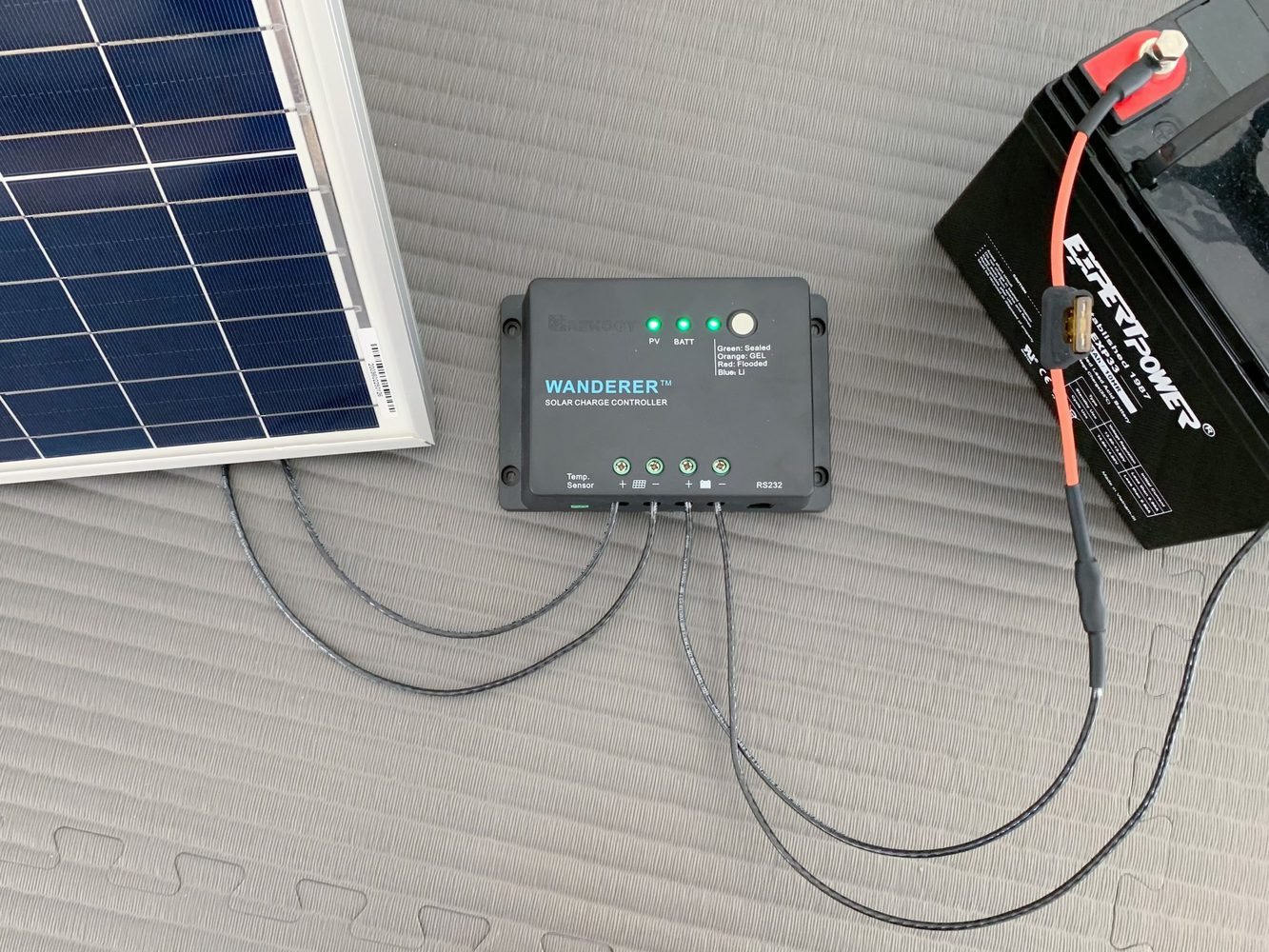 why isn't my solar panel charging my battery