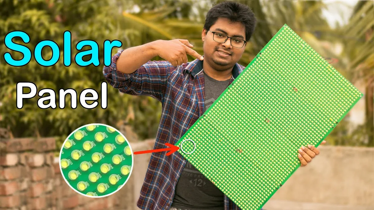 can led charge solar panel