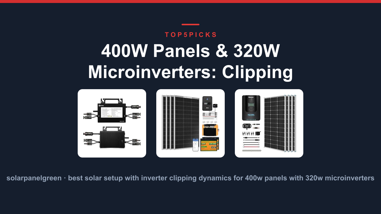 400W Panels & 320W Microinverters: Clipping Optimized